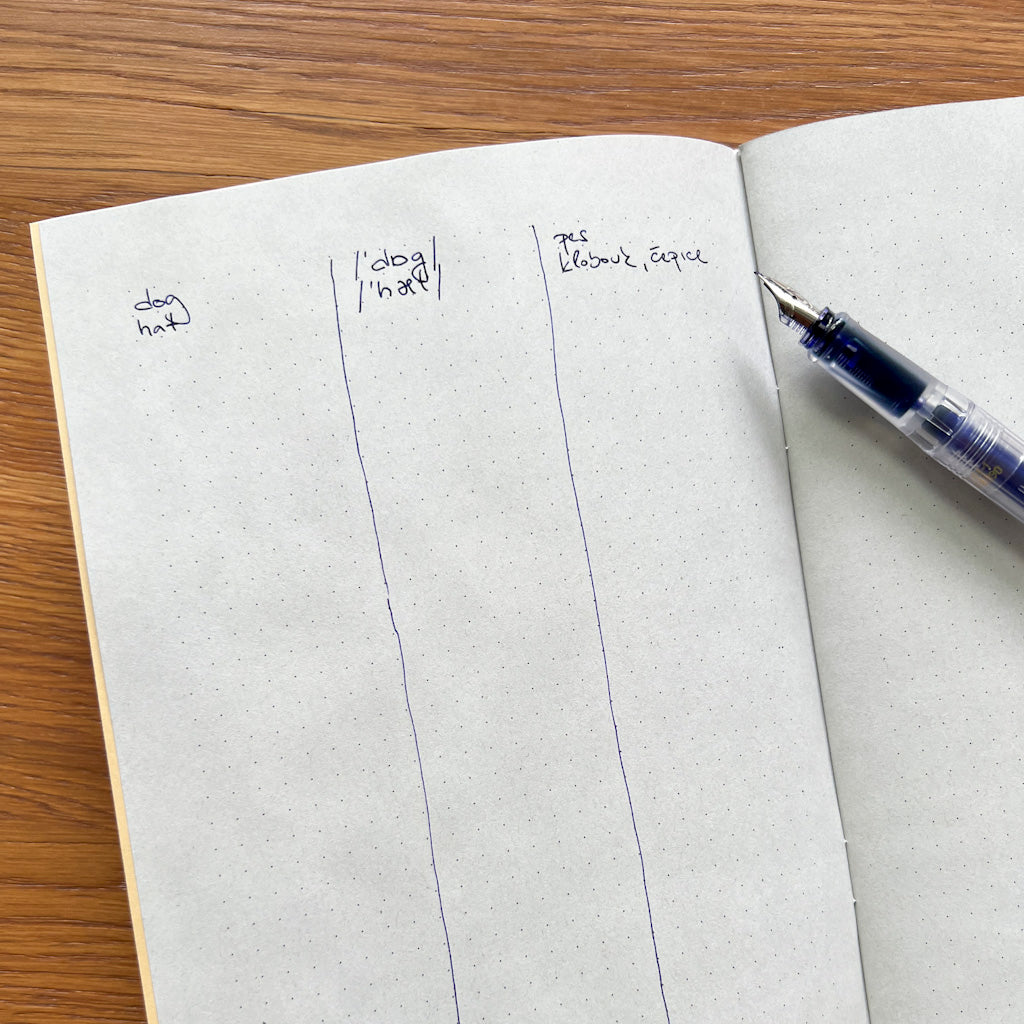 školní sešit sponka